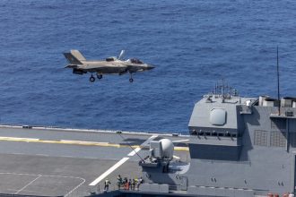 RAF USMC F-35B JS Kaga