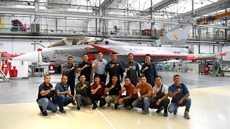 First Look at Indonesian Rafale As Crews Train For New Jet