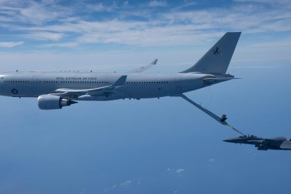 RAAF KC-30A Refuels USAF F-15EX F-15E