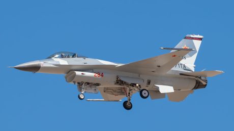 Top Aces F-16 Makes First Flight in Su-57 ‘Felon’-Inspired Livery