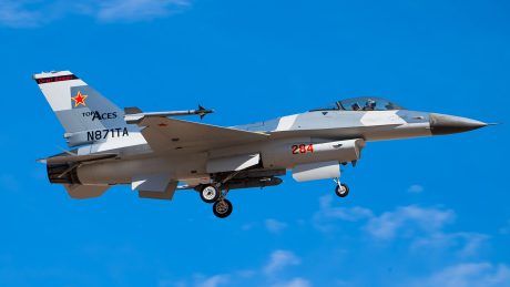 Let’s Take Another Look at the Top Aces F-16 Sporting a Russian Su-57 ‘Felon’ Paint Scheme