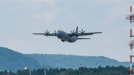 Damaged C-130J Flies Again Five Years After Hard Landing