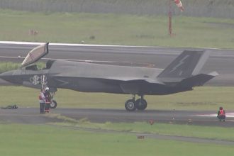 British F-35B Diverts to Japan