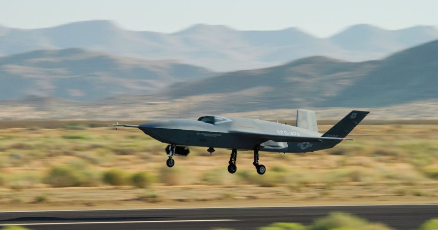 YFQ-42A First Flight
