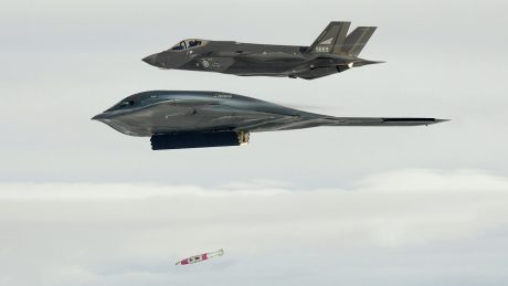 USAF B-2 Spirit Teams Up with Norwegian F-35s and P-8 for QUICKSINK Strike