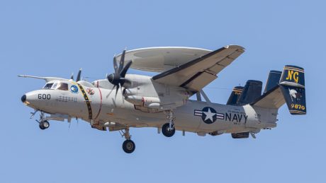 VAW-117 E-2D Hawkeye Spotted with Kill Markings from Last Year’s Middle East Deployment
