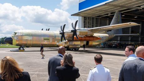 First C-130 Airframe Set to Be Converted Into E-130J Phoenix II Emerges