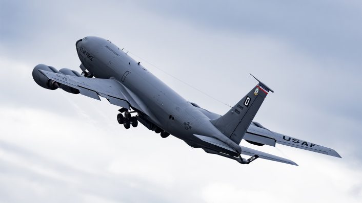 KC-135 Glider Near Miss