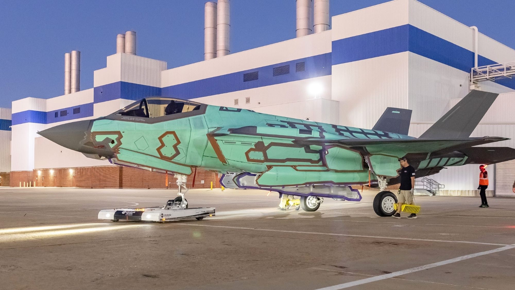 Finland’s first F-35A Lightning II rolls off the assembly line