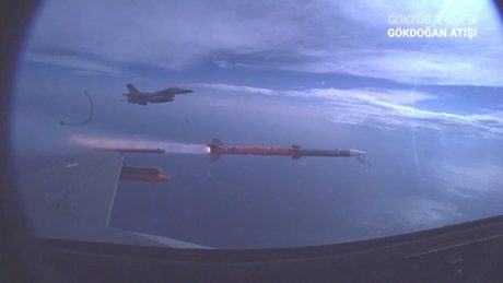 Turkey Test Fires Gökdoğan and Bozdoğan Air-to-Air Missiles