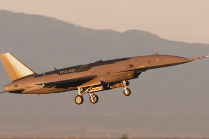 YFQ-44 First Flight