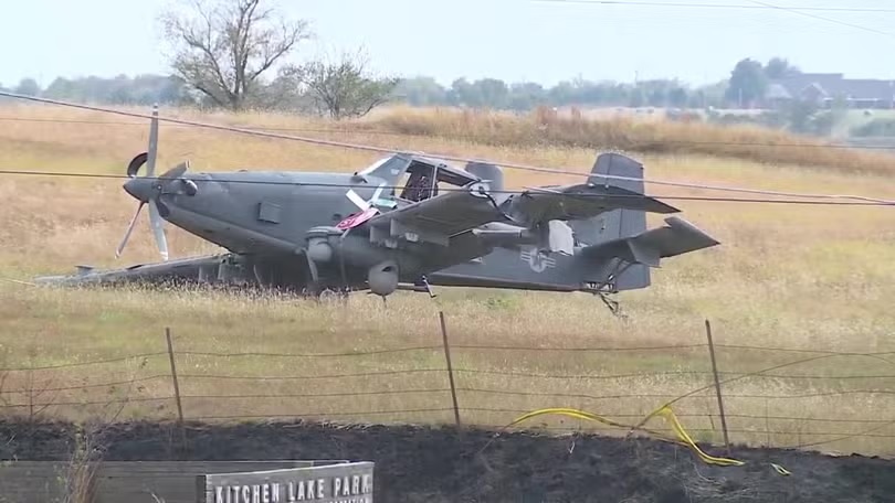 OA-1K Crash Landing