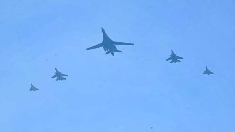 USAF B-1B Lancer Trains with IAF Su-30 and Mirages in Bilateral Exercise