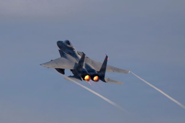 Barnes ANGB Final F-15 Eagle Flight