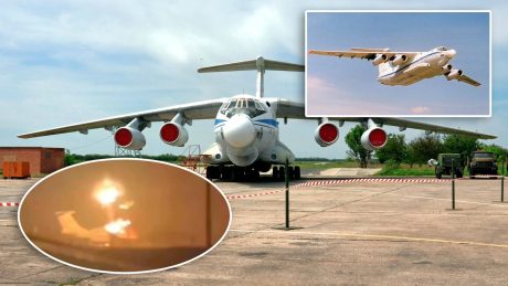Ukraine Attack Beriev A-60 A-100LL Destroyed