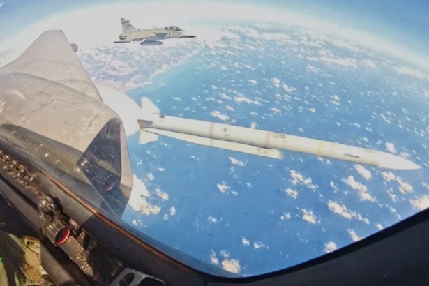 Brazil Gripen Meteor Live Fire