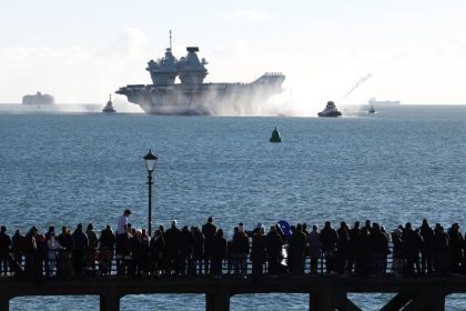 HMS Prince of Wales CSG 25 Return Home