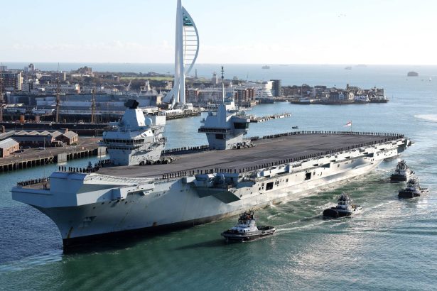 HMS Prince of Wales CSG 25 Return Home