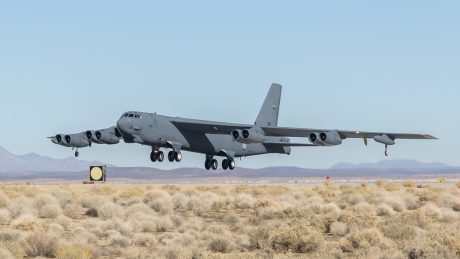 B-52 Upgraded with AESA Radar Arrives at Edwards AFB
