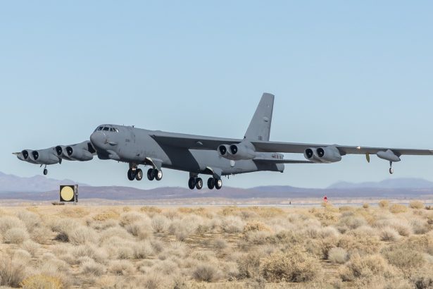 B-52H with AN/APQ-188 AESA radar Edwards AFB