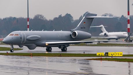 Germany’s First PEGASUS SIGINT Aircraft Returns to Hamburg to Continue Conversion