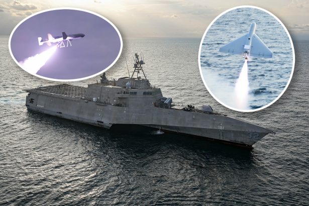 US Navy Attack Drone Launch