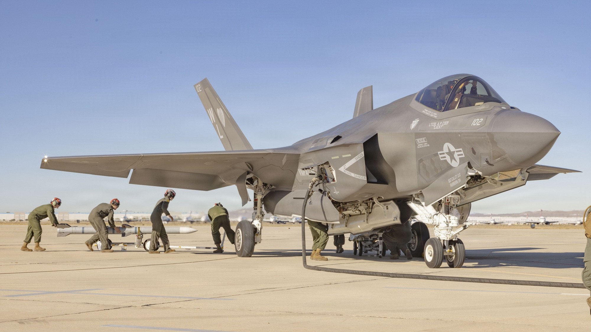 U.S. Marines Practice Large Scale Distributed Aviation Operations During Steel Knight 25