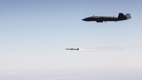 Boeing’s MQ-28A Ghost Bat Fires AIM-120 AMRAAM at Target Drone