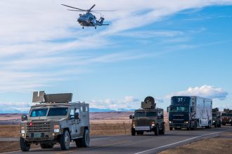 MH-139A Grey Wolf Minuteman III convoy security mission