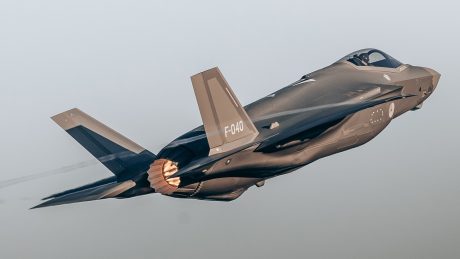F-35 Fighters Conduct Training Operations From Amsterdam’s Schiphol Airport