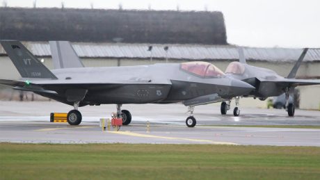 F-35As Depart for Middle East After Lakenheath Stopover