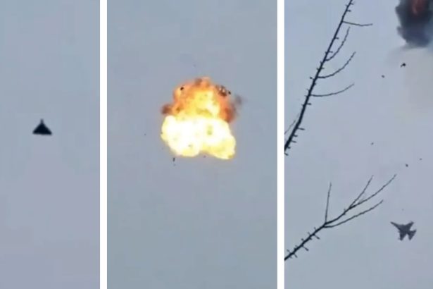 Ukraine F-16 Gun Kill Drone