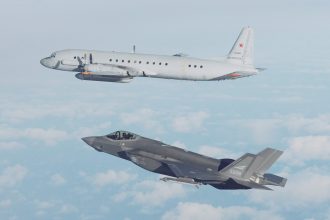 Il-20M intercepted by Norwegian F-35s