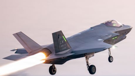 F-35 emergency landing Middle East