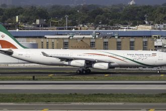 Israeli Air Force destroyed Airbus A340-313 Iranian