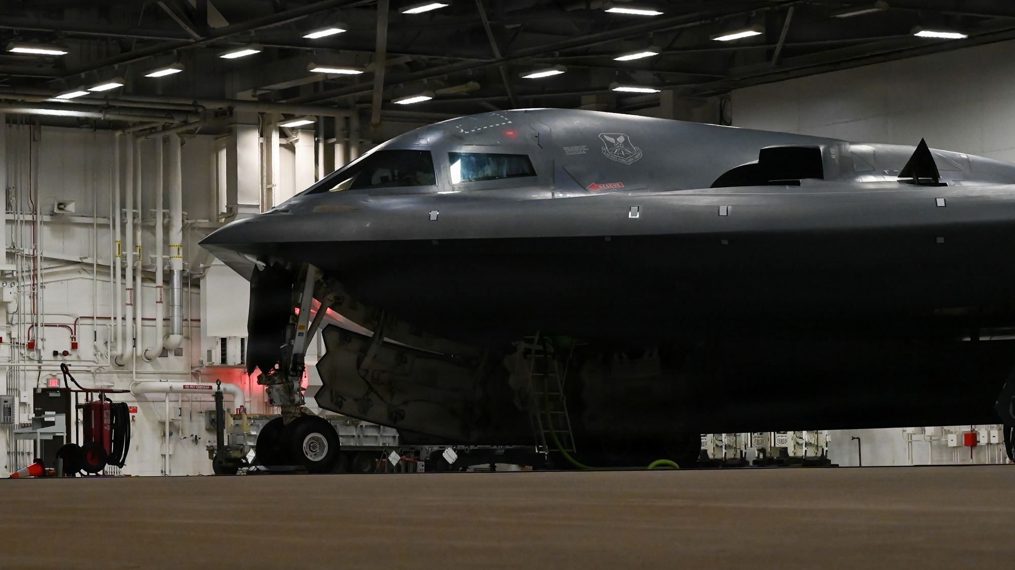 Images Show B-2 Spirit Bombers Departing for Iran Mission with Unknown White Patches on Wings