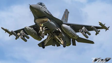 Belgian F-16 FZ275 laser-guided rocket