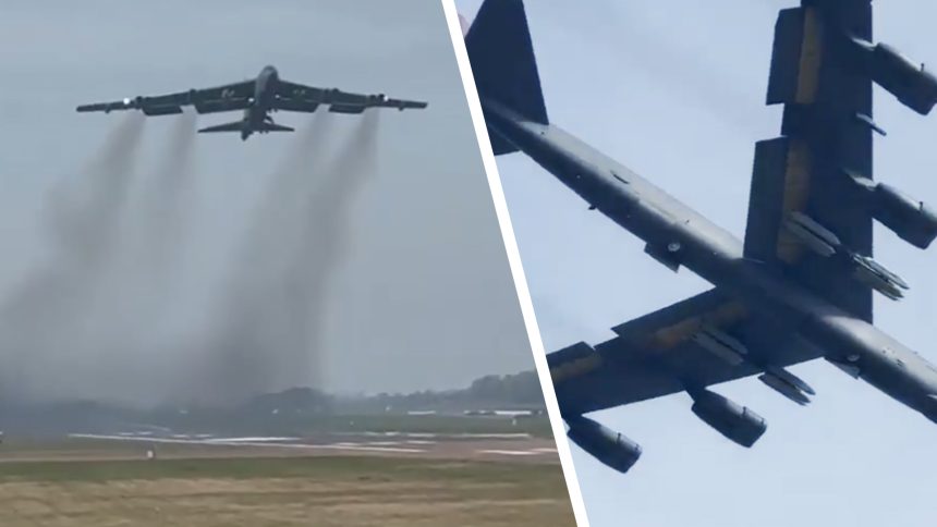 Video B-52s JASSM Full Load Iran