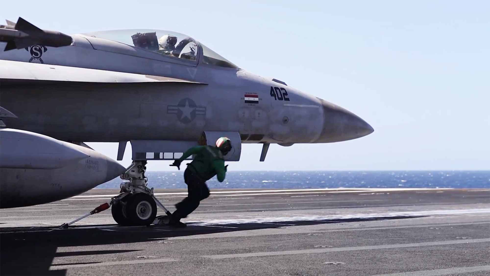 F/A-18E Super Hornet That Downed Syrian Su-22 Now Flying in Operation Epic Fury