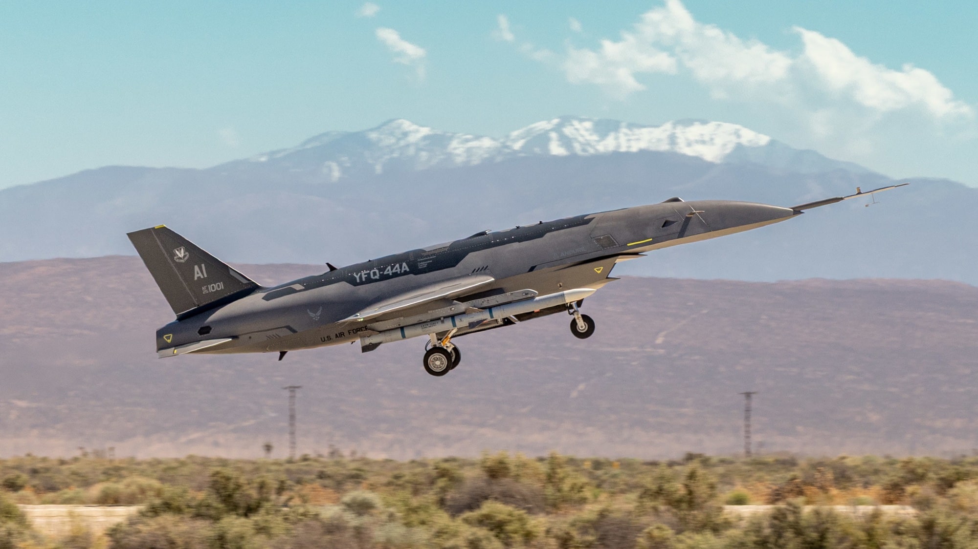 YFQ-44 CCA Begins Testing with U.S. Air Force Experimental Operations Unit