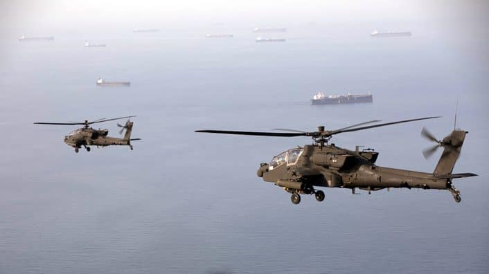 Apache Down Hormuz