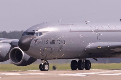 Battle Damaged KC-135 at Mildenhall