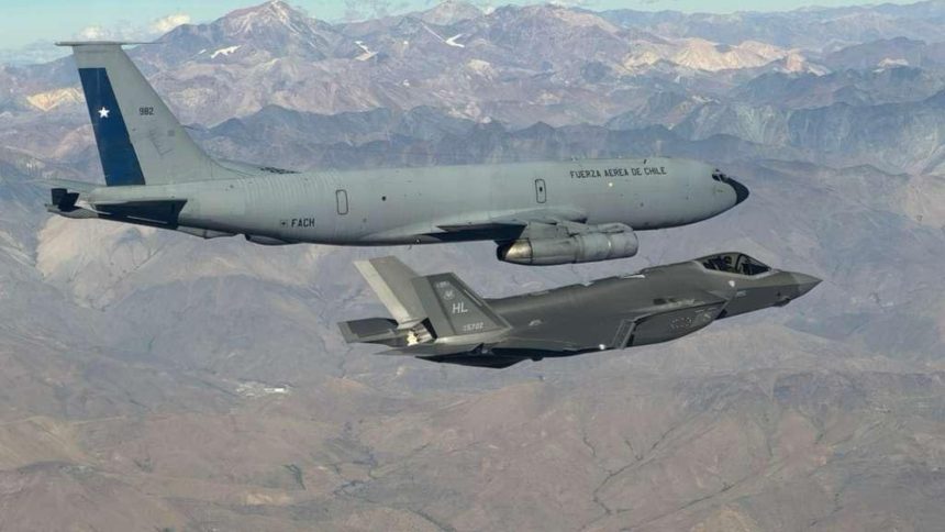 Chilean KC-135 refueled U.S. F-35s