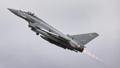 RAF Typhoon Romania