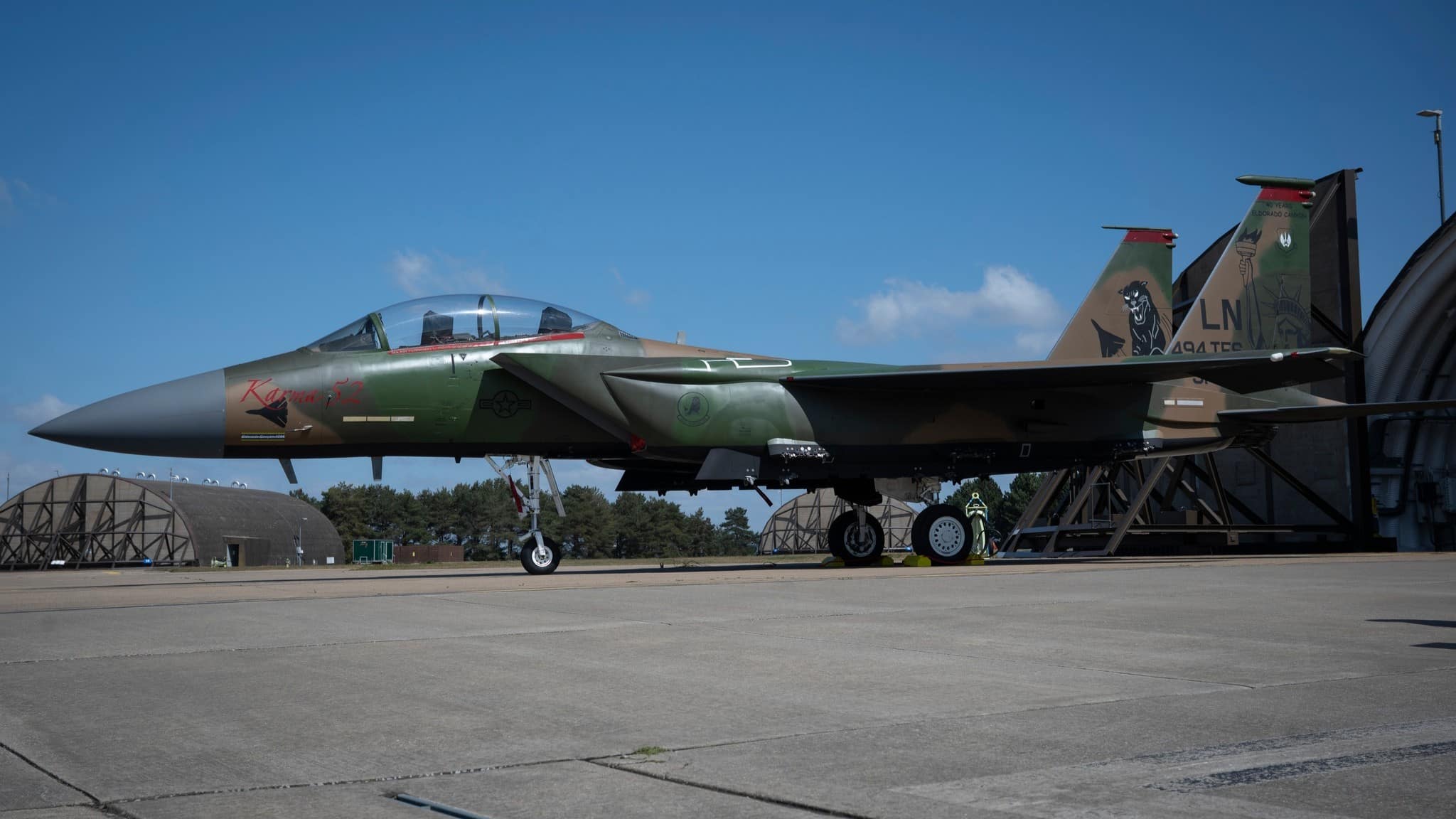 RAF Lakenheath Unveils Special Color F-15E for Operation El Dorado Canyon’s 40th Anniversary