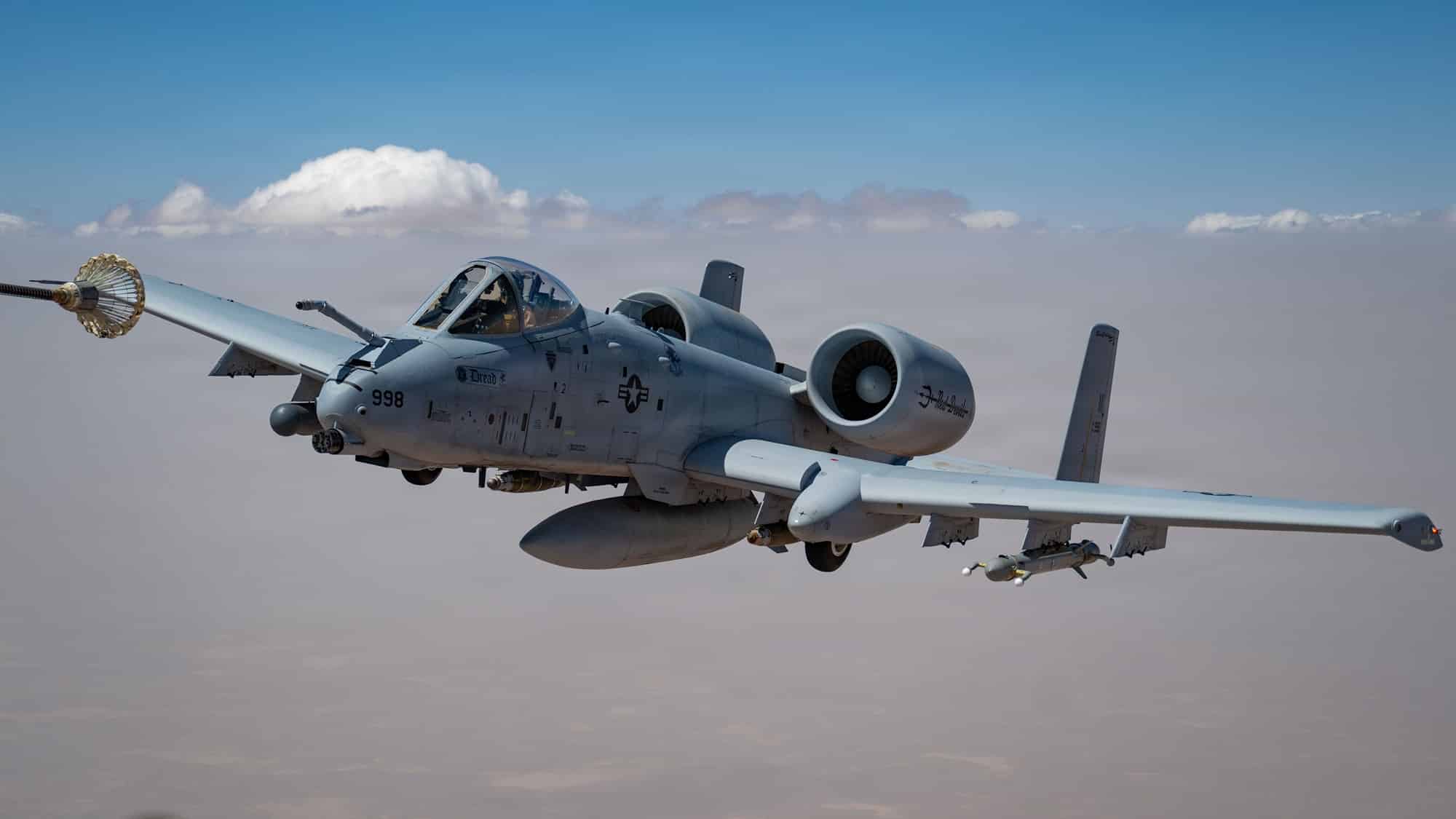 A-10s Deployed To The Middle East Now Flying With New Refueling Probe And Angry Kitten EW Pod