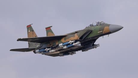 Camo F-15E Bomb Load