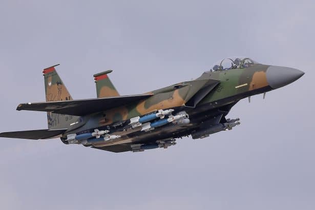 Camo F-15E Bomb Load