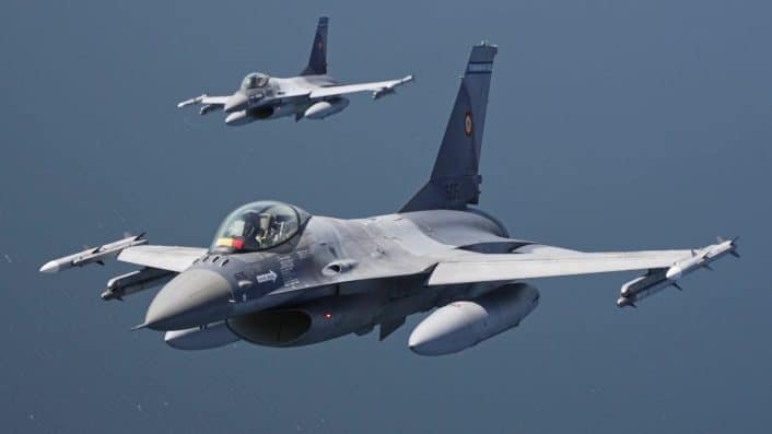 F-16s shot down drone Estonia
