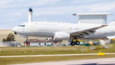 RAF E-7 Wedgetail Lossiemouth